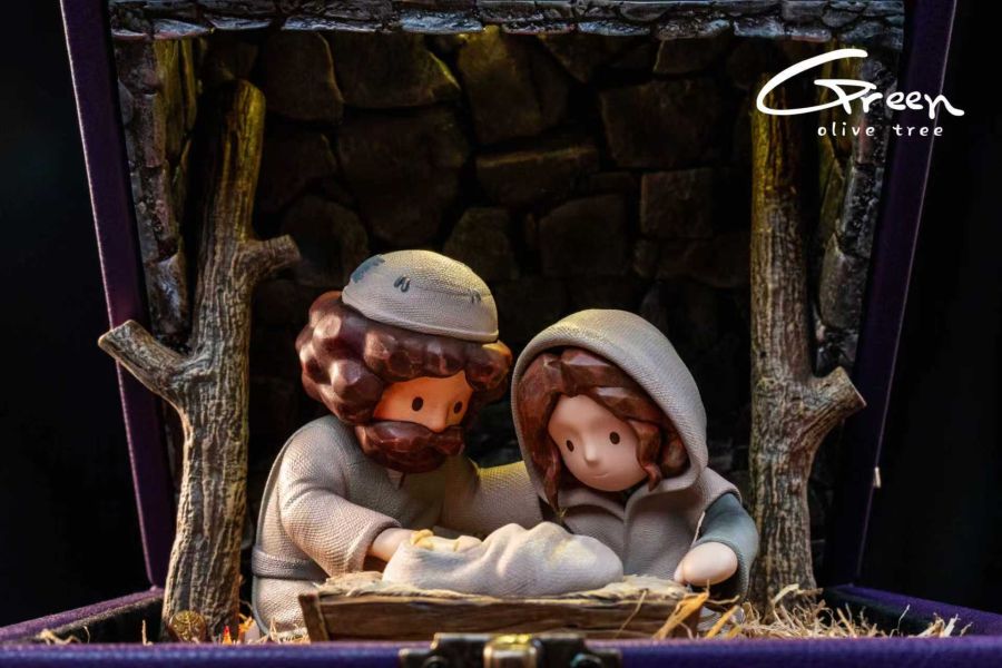 【預定】橄欖樹 Green Olive Tree BOX故事繪系列 他於馬槽處誕生 