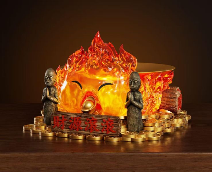 【預定】wawa 招財系列-招財托盤卡西法 