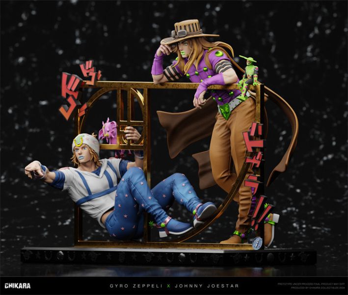 【預定】力量 CHIKARA JOJO的奇妙冒險 第七部 飆馬野郎 傑洛·齊貝林&喬尼·喬斯達 