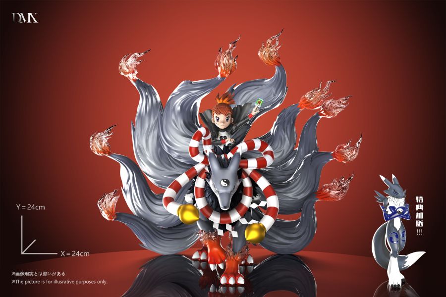 【預定】DMX 數碼寶貝三代 九尾狐&留姬&特典妖狐獸 