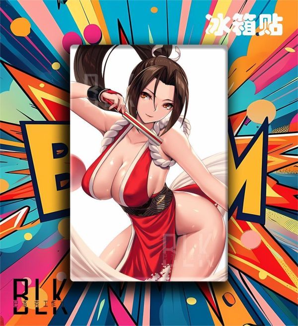 【海外代購】巴洛克 《扇子女》裝飾畫 拳皇 