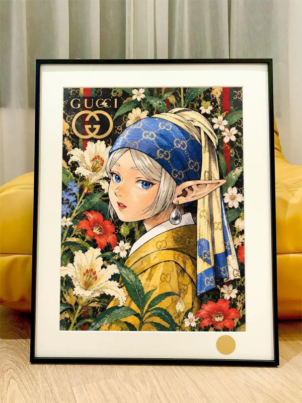 【海外代購】星空《GUCCI芙莉蓮》葬送的芙莉蓮裝飾畫 