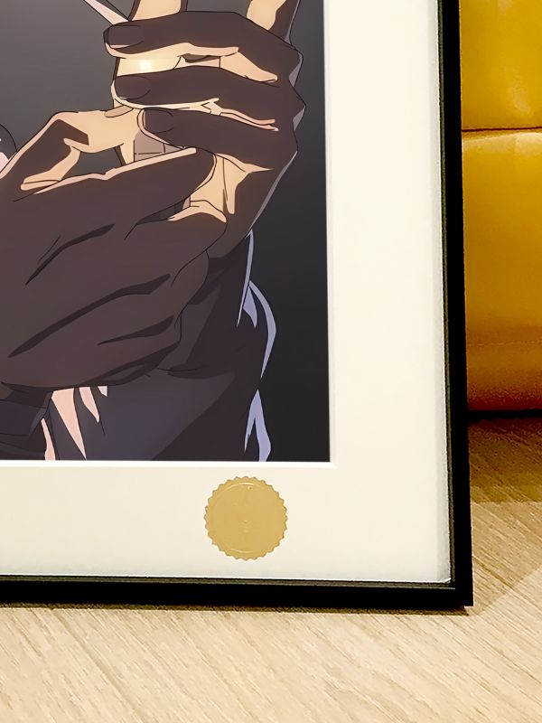 【海外代購】星空 《點煙早川秋》Chainsaw Man電鋸人瑪奇瑪帕瓦電次蕾塞篇鏈鋸人動漫裝飾畫