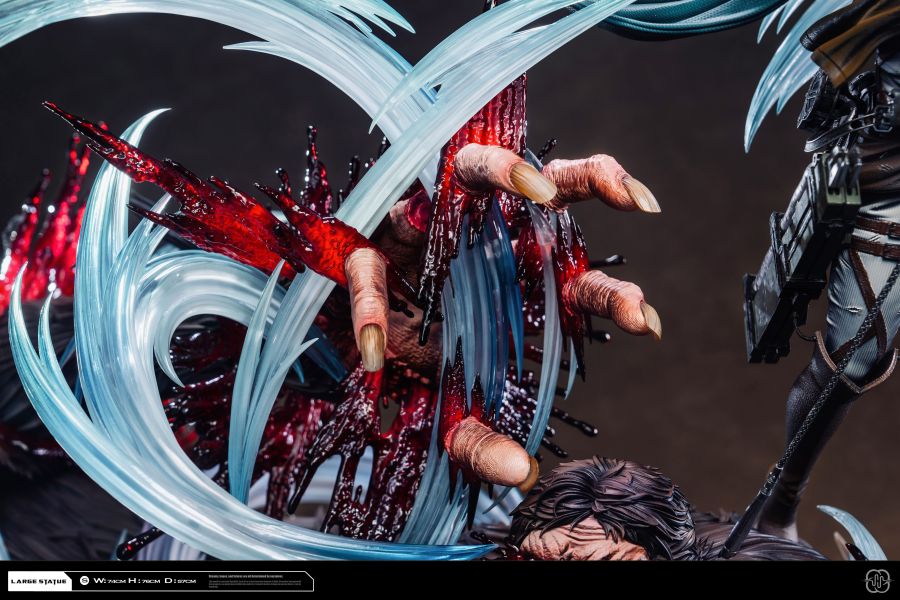 『爆款預定』Hertz 兵長vs獸巨2.0  里維·阿卡曼 兵長砍猴 吉克 獸之巨人 