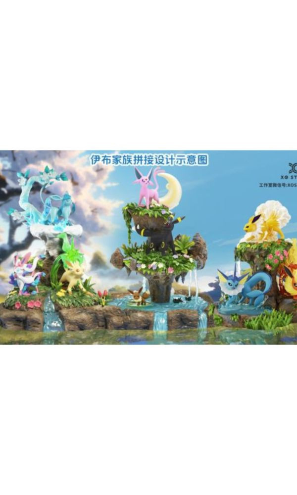 【台灣現貨】Xo Studio 伊布家族1/20比例圖鑑系列  一二三彈(高配含特典) 