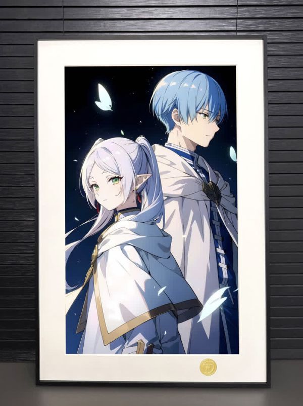 【海外代購】H2 葬送的芙莉蓮 芙莉蓮辛美爾 裝飾畫 