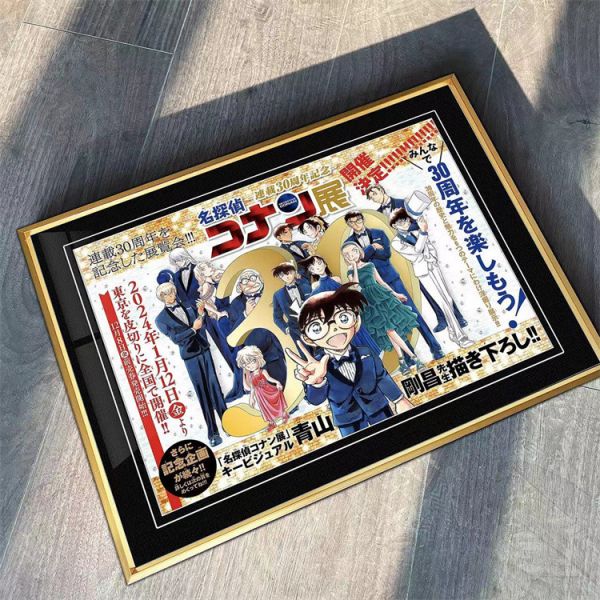 【海外代購】千鳥社 灰原哀小蘭工藤新裝飾畫 