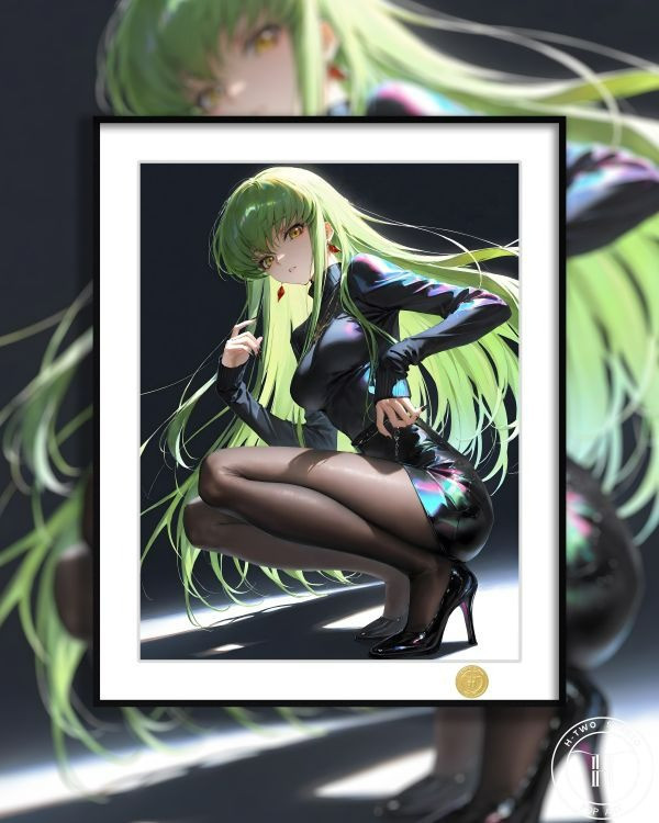 【海外代購】H2 《CC女王》叛逆的魯魯修魔女裝飾畫 