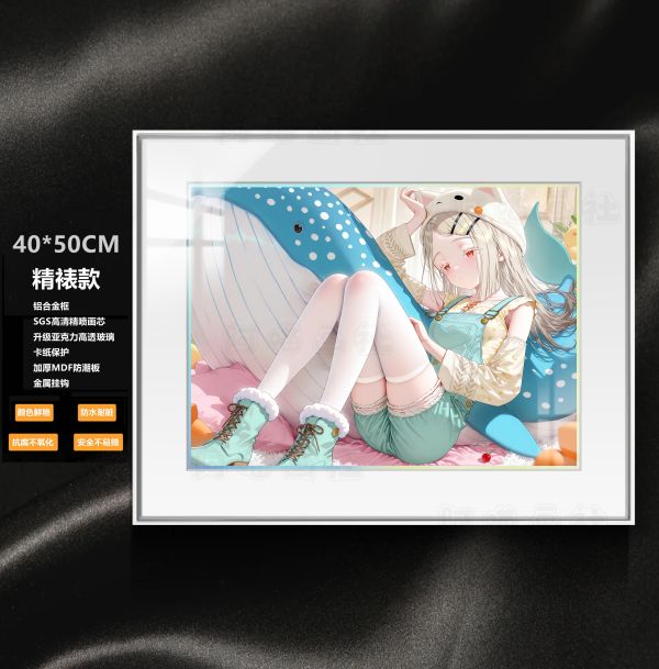 【海外代購】阿喵畫社 筱澤廣 展館級8k超清精裱畫 午睡毛毯 床頭地墊 滑鼠墊  冰箱貼 