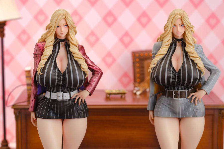 【R18-預定】大金工業 辣妹姊社長和後宮辦公室 錦織愛 1/7 灰色西裝 