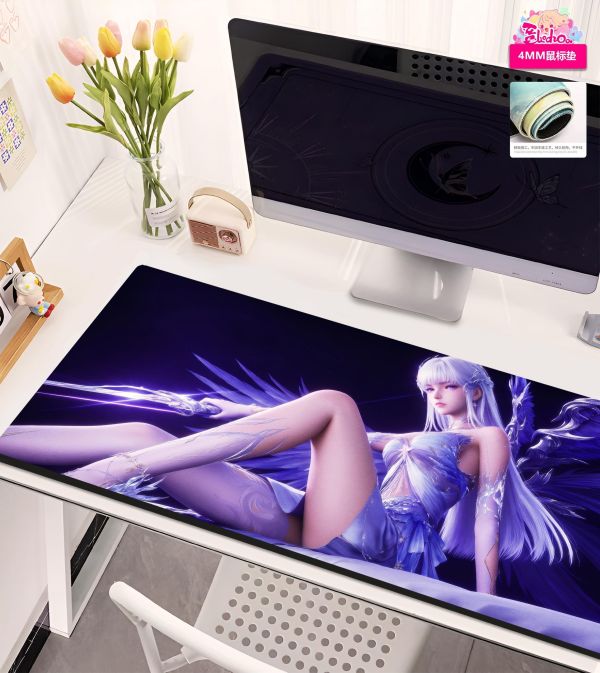 【海外代購】阿喵畫社 聖裁 紫翼斬星聖採兒 海賊王新品異形套組裝飾畫 床頭地墊 發光滑鼠墊 冰箱貼 