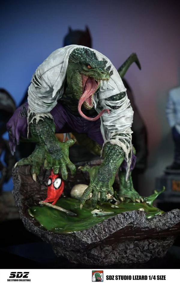 【預定】SDZ 蜘蛛人 蜥蜴人 1:4全身雕像 