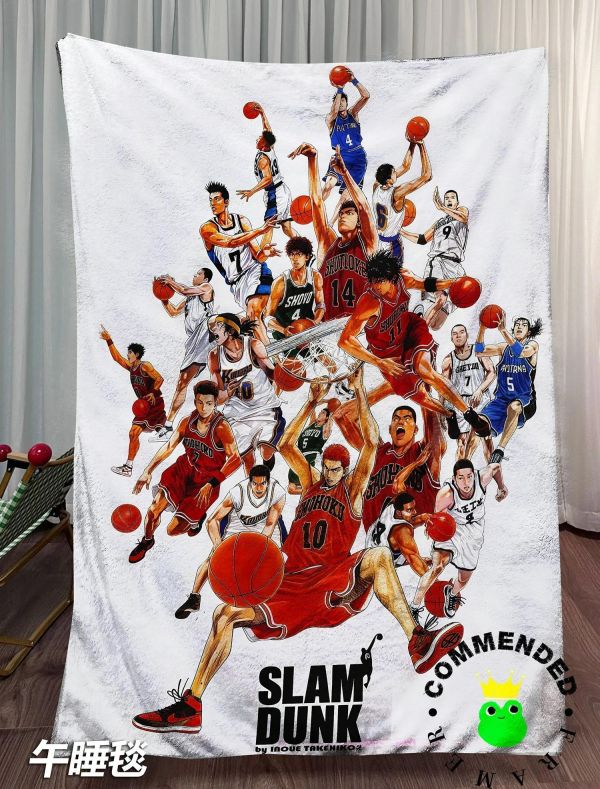 【海外代購】皇呱《熱血籃球 第二彈》灌籃高手裝飾畫 午睡毯 地毯 