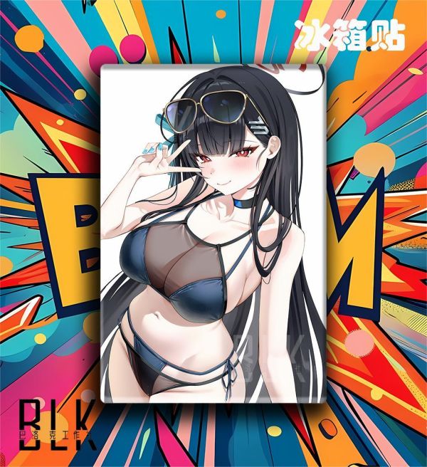 【海外代購】巴洛克 《YES莉音》天雨亞子Rio明日奈蔚藍檔案遊戲動畫裝飾畫 