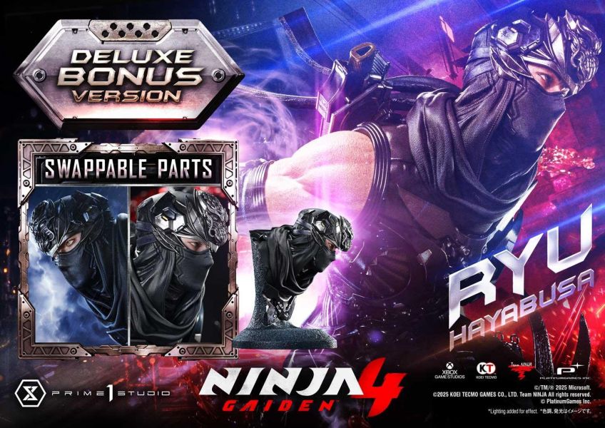 【預定】P1S Prime 1 忍者外傳4－隼龍（Ryu Hayabusa）1/4比例雕像 