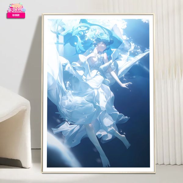 【海外代購】阿喵畫社 深海 初音未來 12k超清裝飾畫 