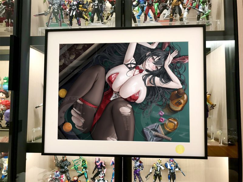 【海外代購】星空 《躺姿大鳳》碧藍航線鷯TAIHO二次元裝飾畫 