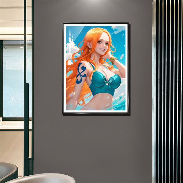 【海外代購】阿喵畫社 海賊王系列 娜美 超清12k裝飾畫 