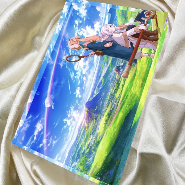 【海外代購】阿喵畫社 芙莉蓮與瑪露西爾透明卡磚 1.9cm厚大號雙層透明收藏裝飾磚 