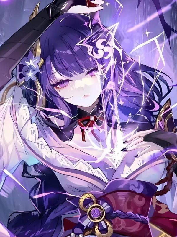 【海外代購】星空 《拔劍雷電》原神影動漫裝飾畫 