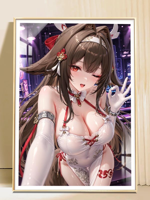 【海外代購】阿喵畫社 夜景 葉瞬光裝飾畫 絕區零 