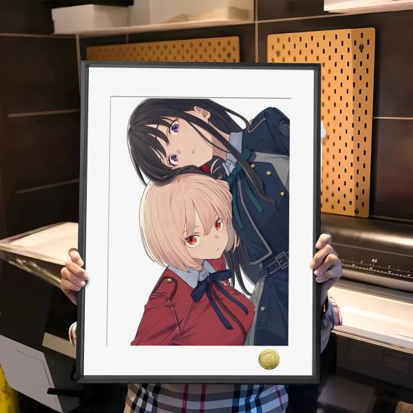 【海外代購】皇呱 《呆萌少女特工》莉可麗絲錦木千束井上瀧奈裝飾畫 午睡毯 地毯 