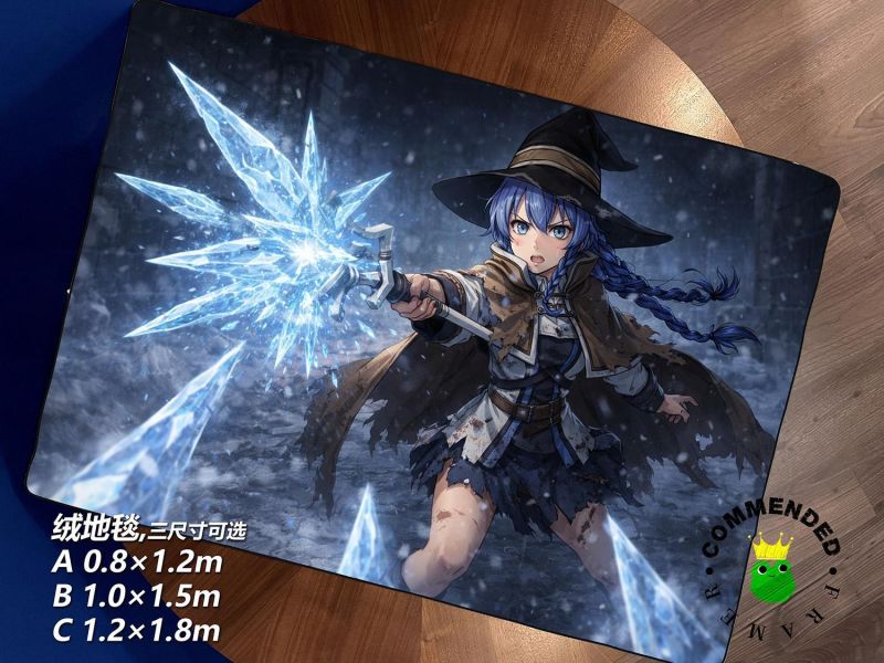 【海外代購】皇呱 《水王級魔術師》無職轉生洛琪希裝飾畫 午睡毯 地毯 
