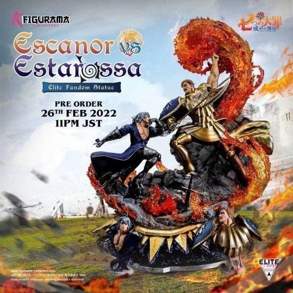 【特價海外現貨】Figurama 艾斯卡諾 VS 艾斯塔羅薩  七大罪 