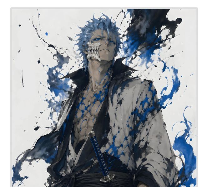 【海外代購】H2 《水墨葛力姆喬》裝飾畫 死神 