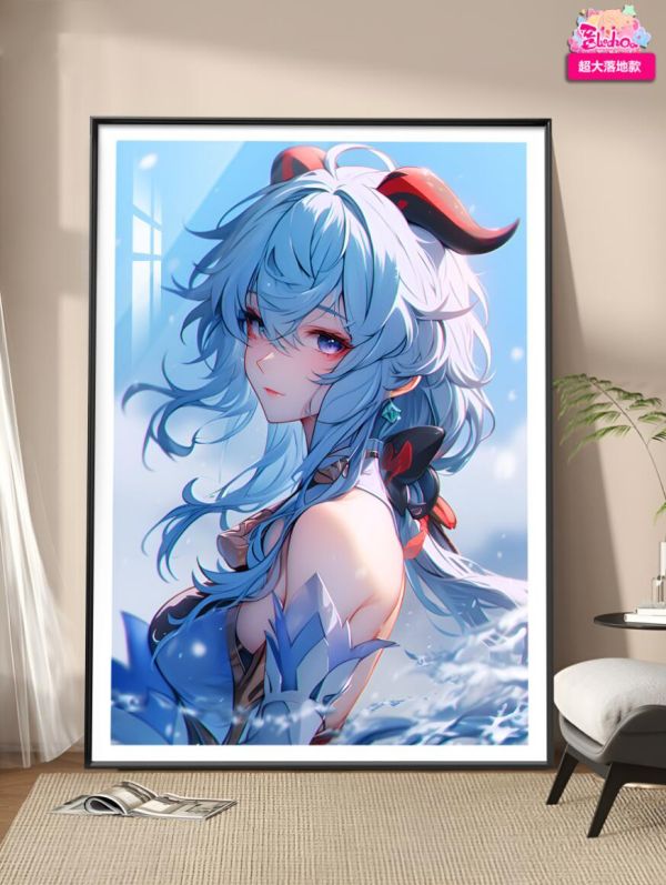 【海外代購】阿喵畫社 原神裝飾畫系列 甘雨 