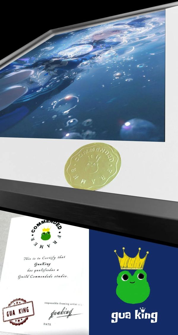 【海外代購】皇呱 《氣泡裏的夢》原神水母與芙寧娜裝飾畫 午睡毯 地毯 