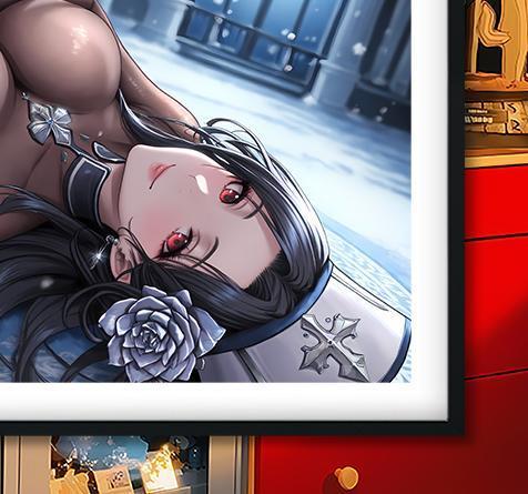 【海外代購】巴洛克 《Maiden》梅登勝利女神妮姬NIKKE遊戲動漫裝潢畫冰箱貼 