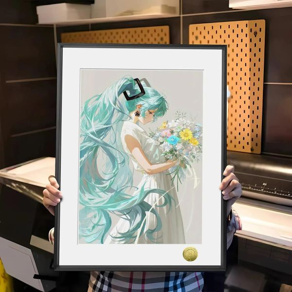 【海外代購】皇呱 《初音夏之花束》初音未來裝飾畫 午睡毯 地毯 