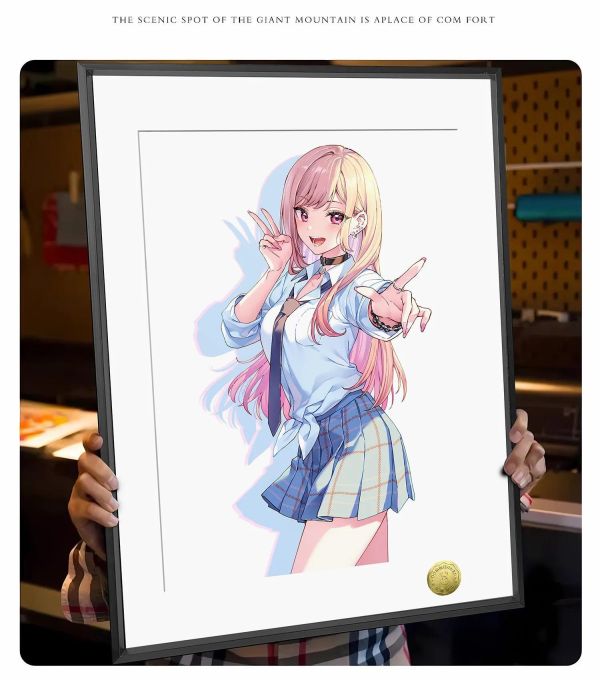 【海外代購】皇呱 《甜妹喜多川海夢》更衣人偶墜入愛河裝飾畫 午睡毯 地毯 