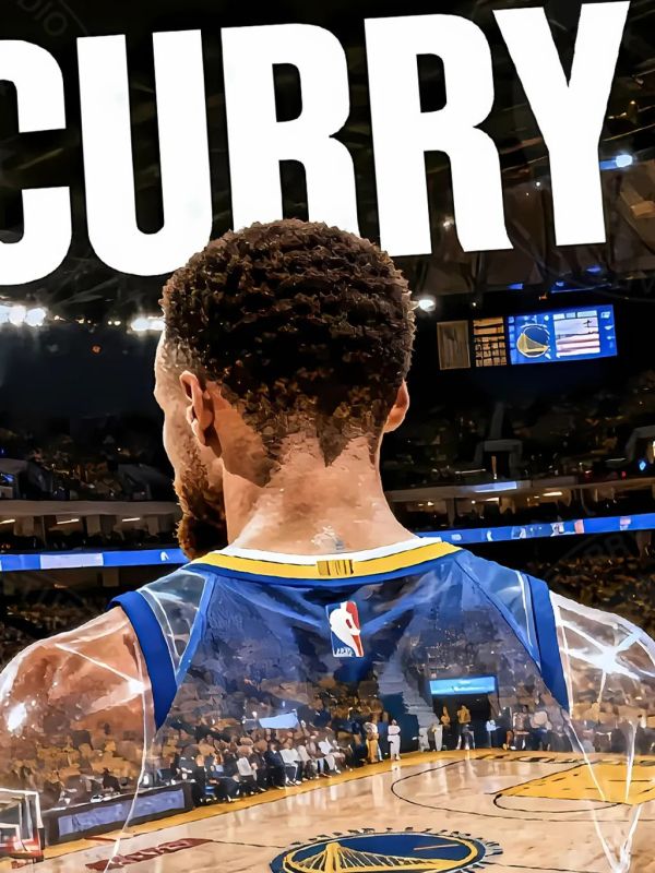 【海外代購】星空 《庫裏背影》curry萌神三分王nba金州勇士裝飾畫 
