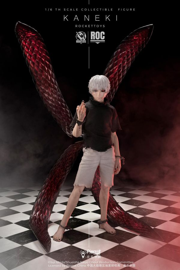 【預定】ROCKETTOYS 皮樂中國正版授權KANEKI 金木 1/6可動人偶 