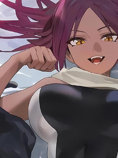 【海外代購】巴洛克 《黑貓夜一》瞬神護庭十三隊死神境·界虛十刃一護動漫裝飾畫冰箱貼 