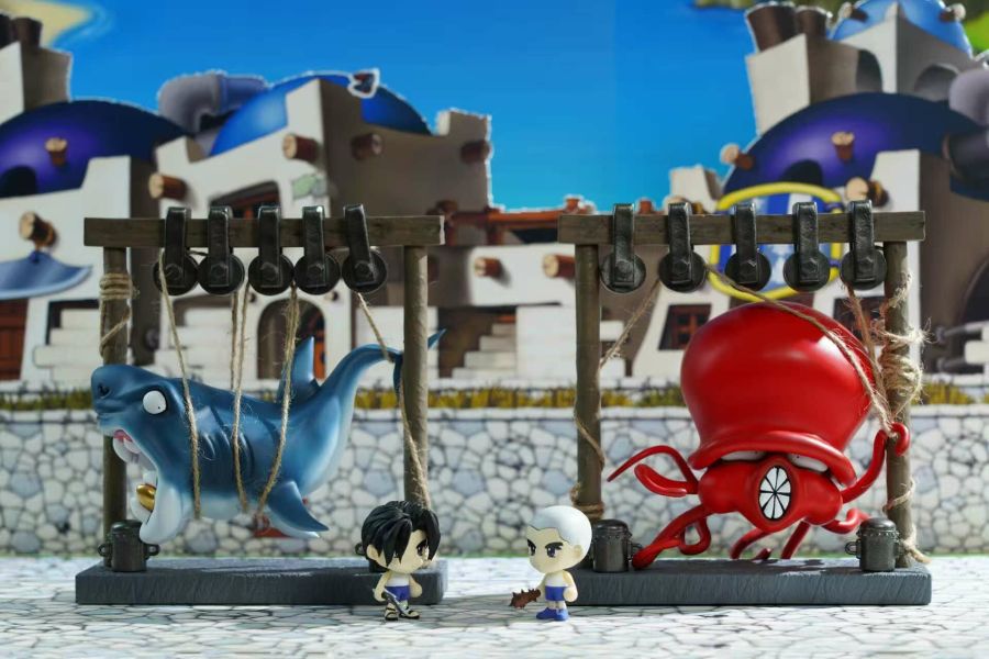 【預定】YMG 場景 明珠巷鯊魚章魚架子 