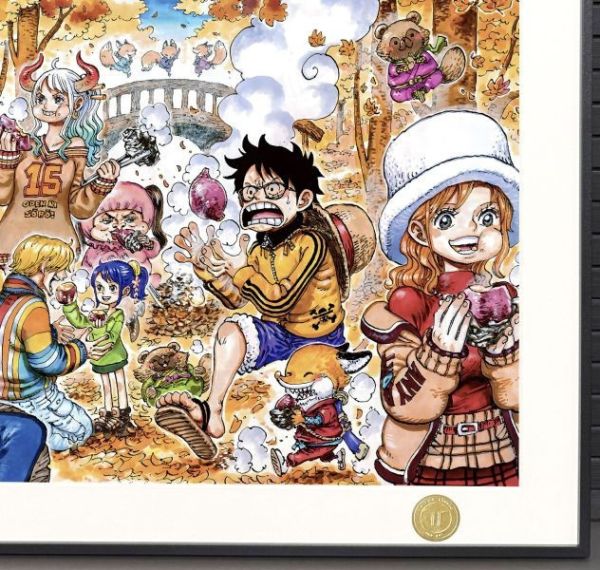 【海外代購】H2 《秋日海賊王》魯夫索隆娜美喬巴大和裝飾畫 