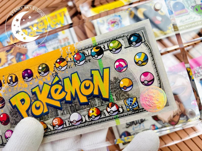 【海外代購】星空 《第一世代御三家美金版畫》寶可夢30週年版畫 