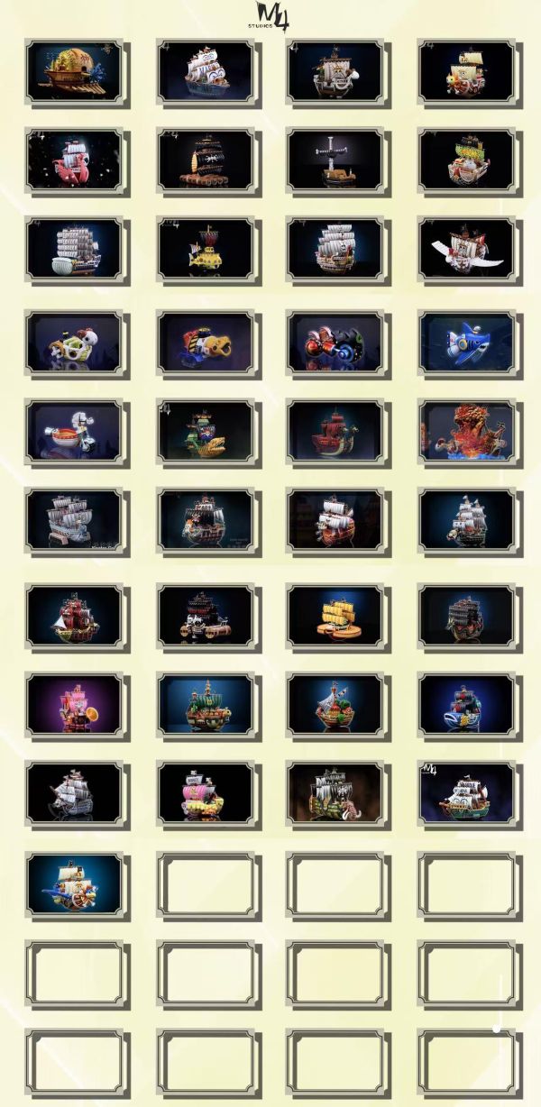 【預定】M4 全員船系列第三十八彈 草帽海賊船 企鵝陽光號 