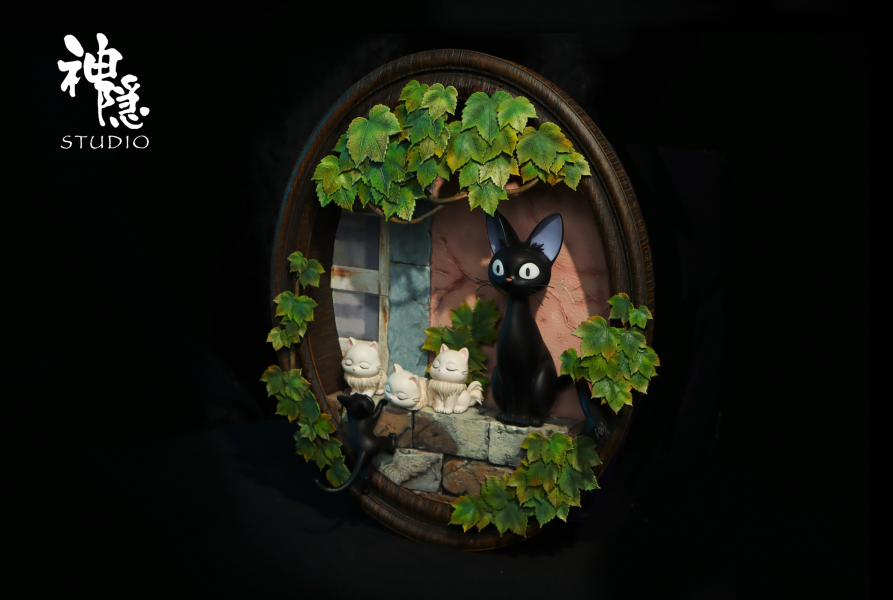 【預定】神隱 壁掛系列 魔女宅急便簷下貓居 