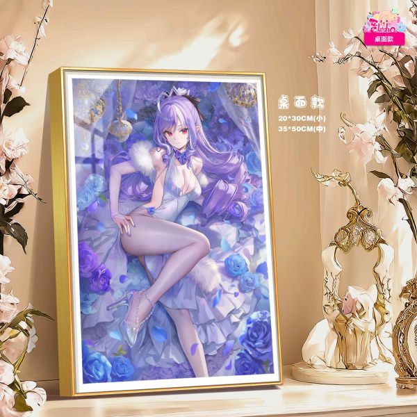 【海外代購】阿喵畫社 玫瑰禮服 薇薇安 8k主題高清裝飾畫 