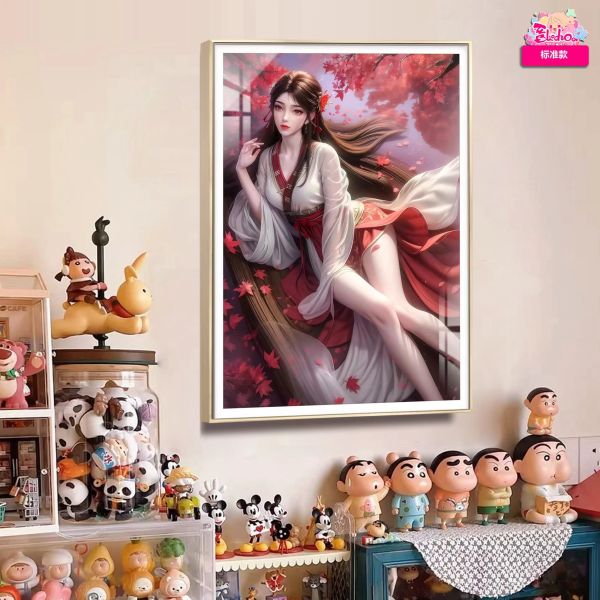 【海外代購】阿喵畫社 完美世界 楓知秋 火靈兒 8k超清裝飾畫 