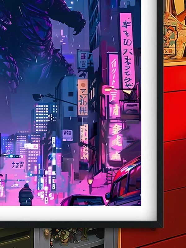 【海外代購】巴洛克 《哥斯拉》Godzilla怪獸之王裝飾畫冰箱貼 