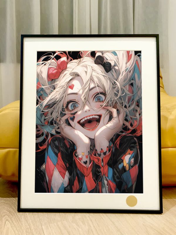【海外代購】星空 蝙蝠俠 哈莉奎茵 小丑女 Harley Quinn 裝飾畫 