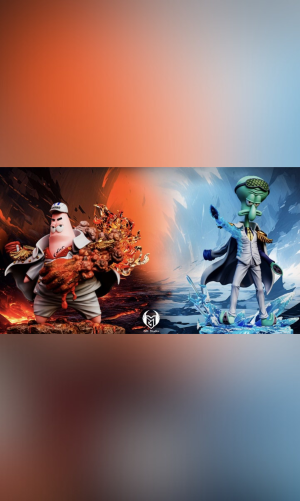『海外現貨』GM 派大星cos赤犬&章魚哥cos青稚 