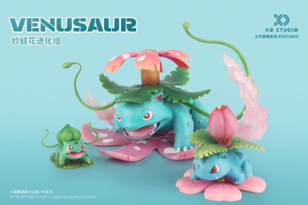 【海外現貨】XO  初代禦三家系列 1/20 SCALE WORLD 妙蛙花演化組 