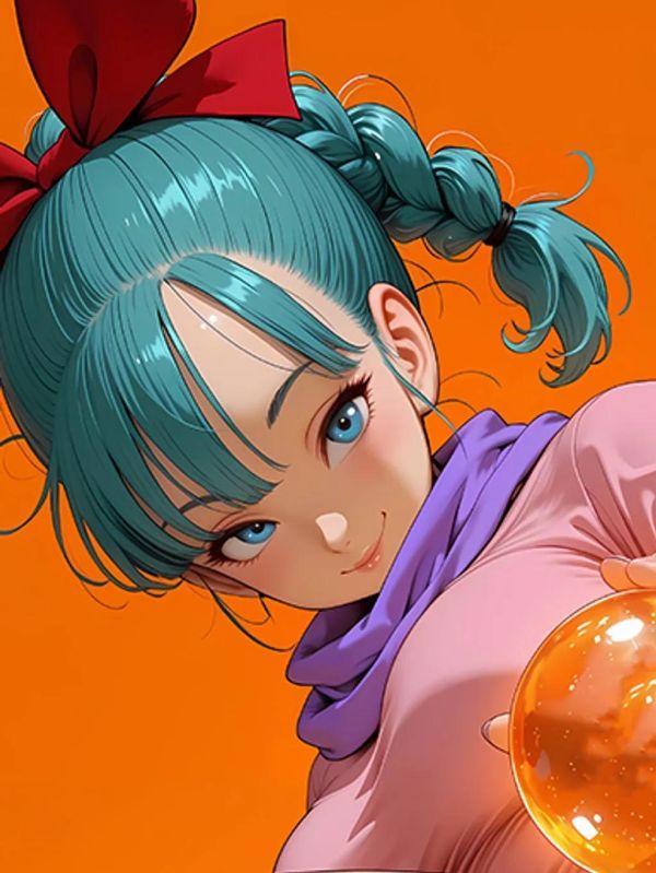 【海外代購】巴洛克 《龍珠布瑪》Bulma七龍珠裝飾畫冰箱貼 