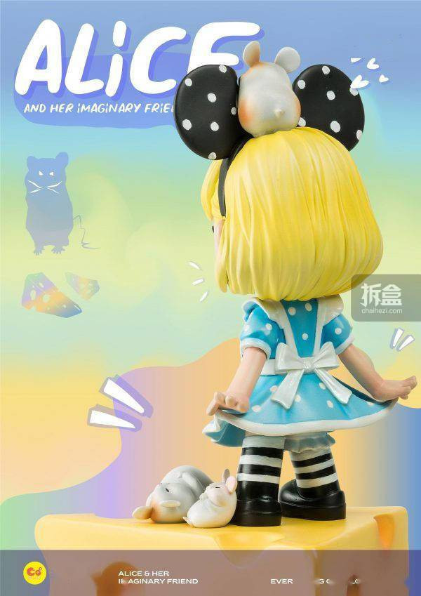 【海外代購】The Cave 愛麗絲與幻想生物 罐頭貓 起司鼠 